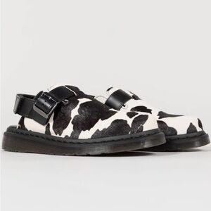 Dr. Martens Jorge II Clog in Black/White (cowhide), women’s size 9, men’s size 8